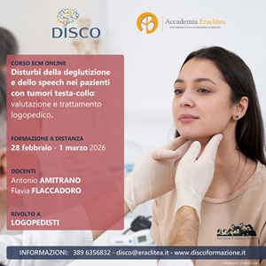 Disturbi della deglutizione e dello speech nei pazienti con tumori testa-collo: valutazione e trattamento logopedico