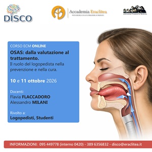 OSAS: dalla valutazione al trattamento. Il ruolo del logopedista nella prevenzione e nella cura.