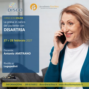 La presa in carico del paziente con DISARTRIA